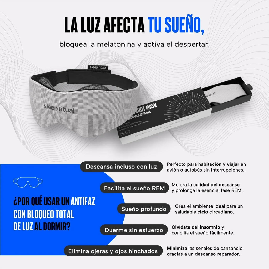Antifaz para dormir Pro Blackout