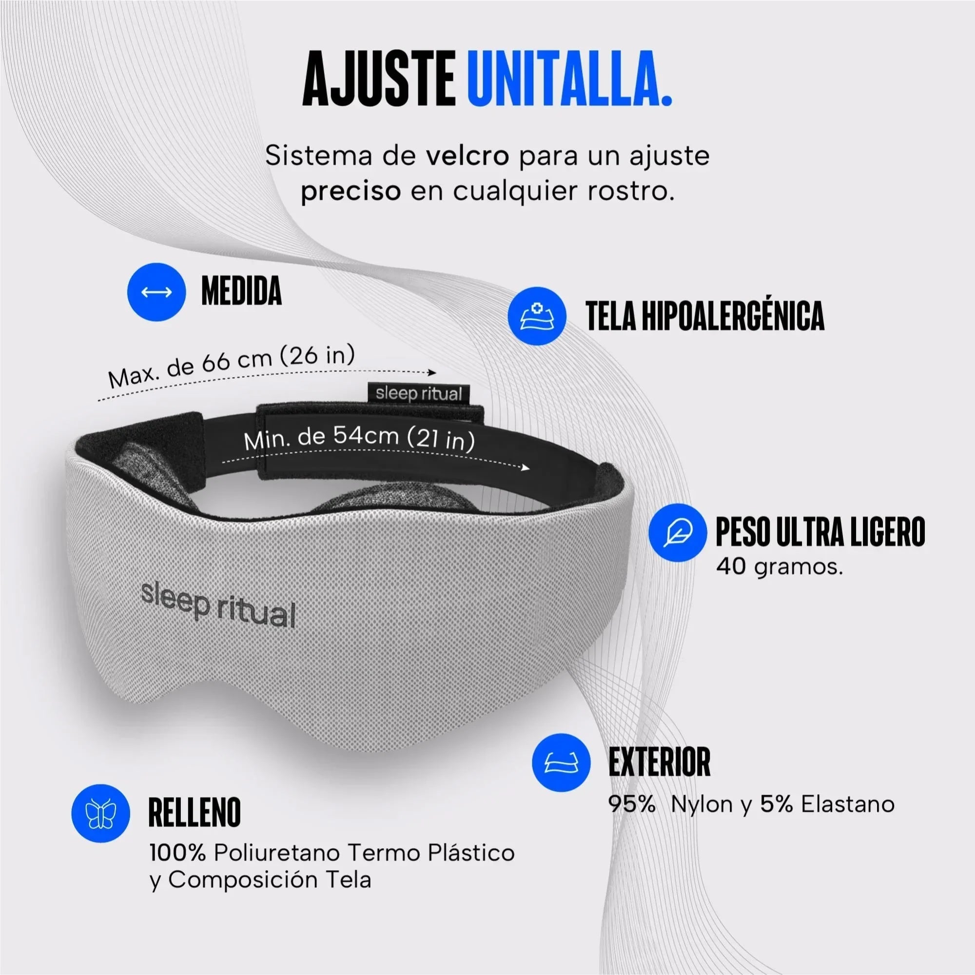 Antifaz para dormir Pro Blackout
