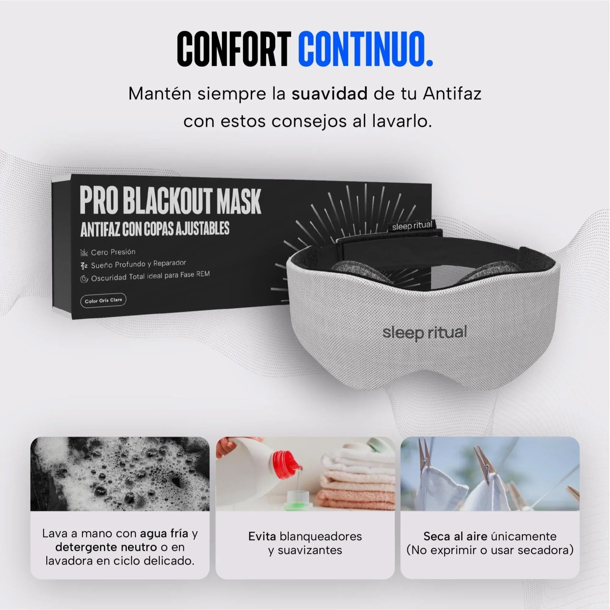 Antifaz para dormir Pro Blackout