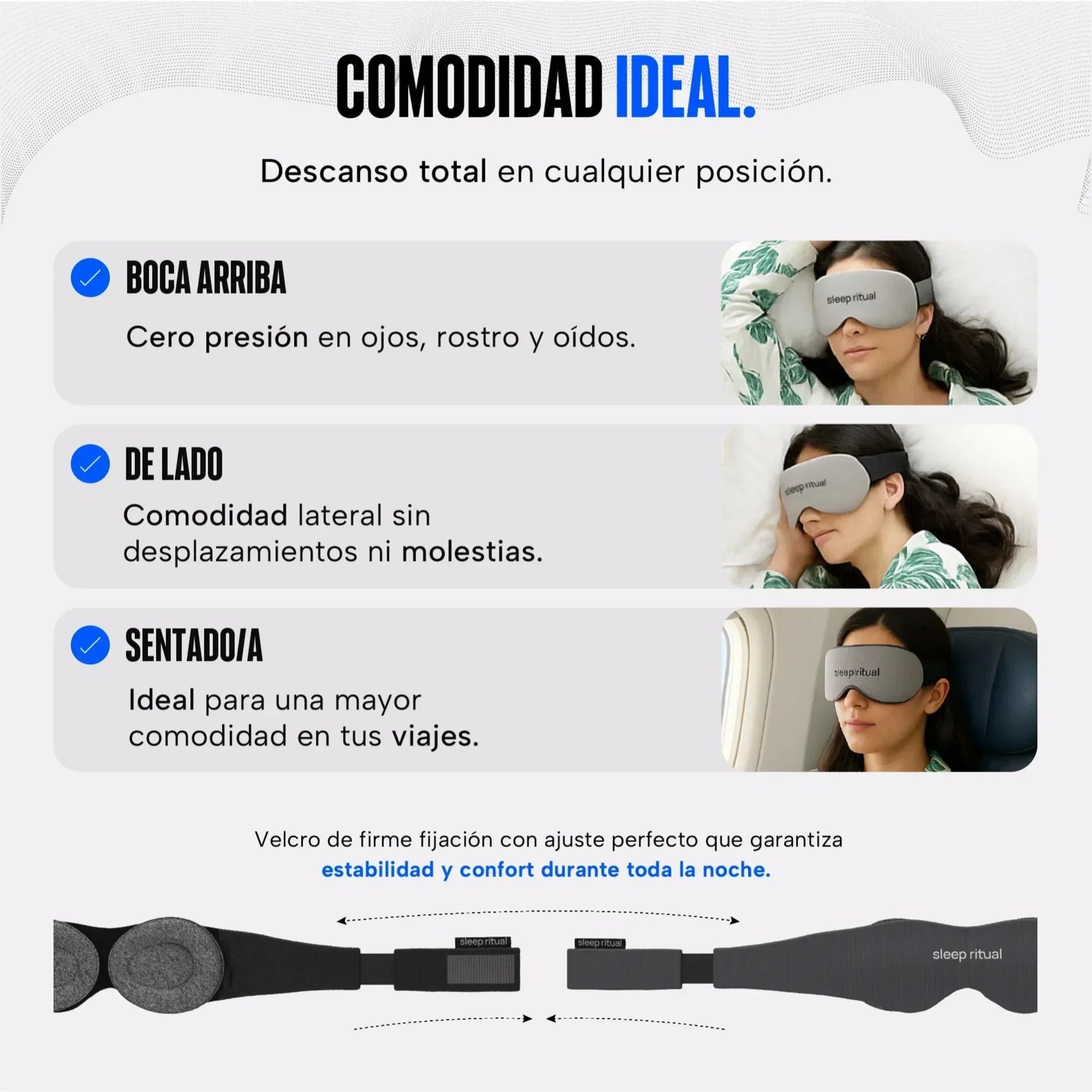 Antifaz para dormir Pro Blackout