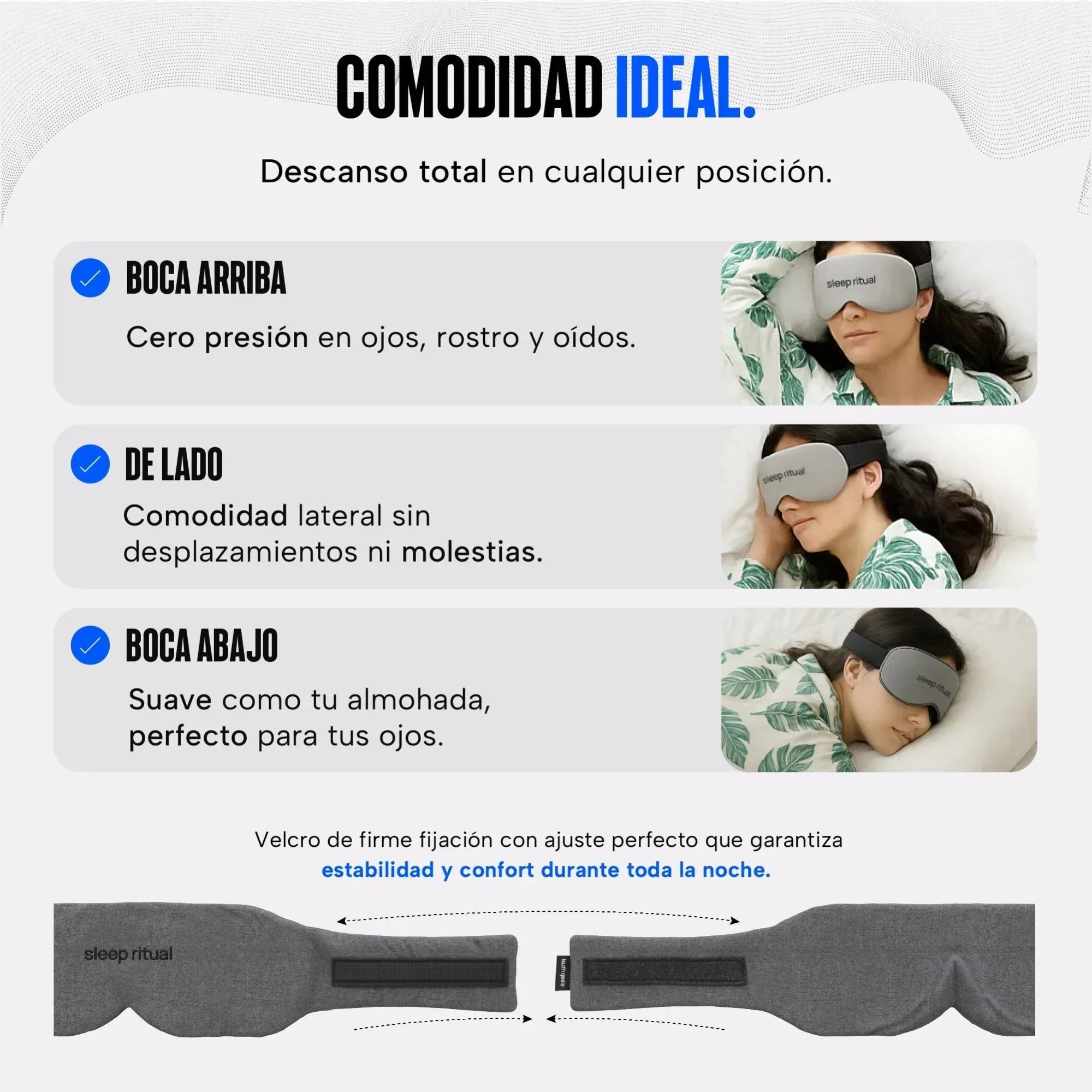 Antifaz para dormir Soft Blackout