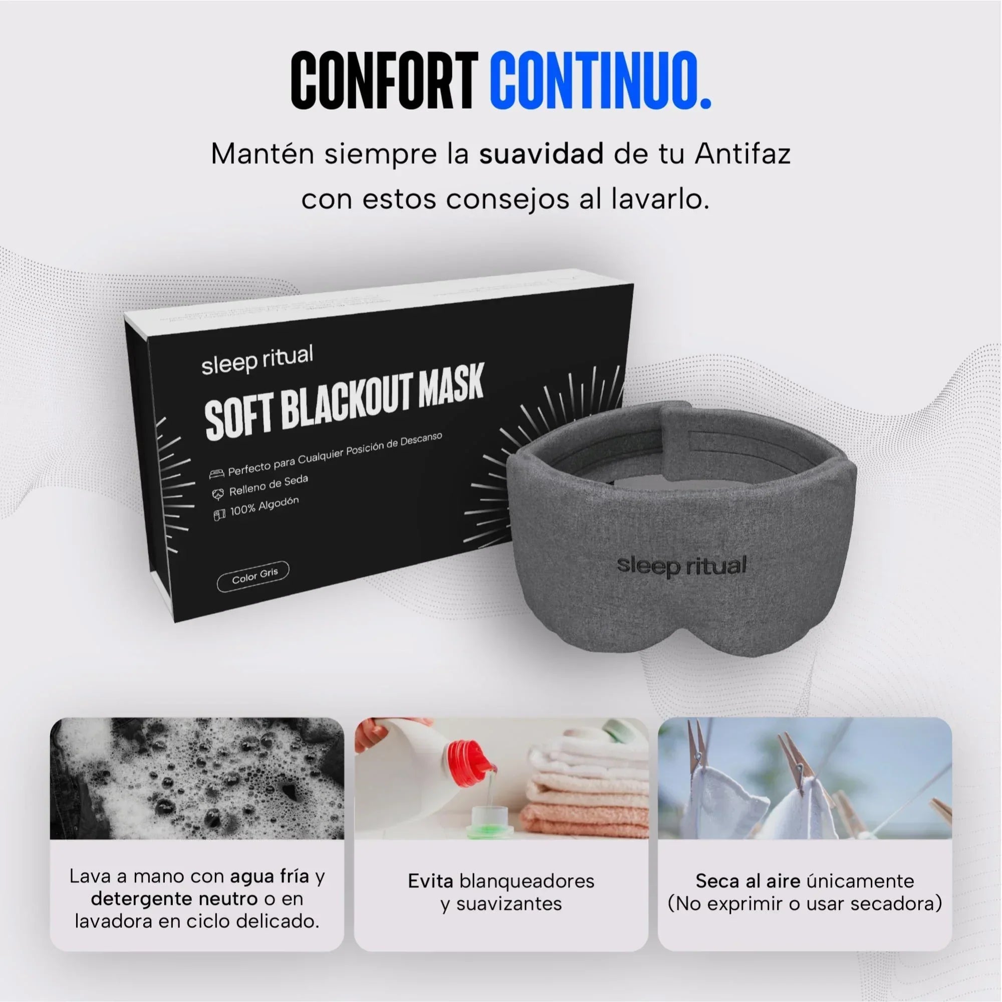 Antifaz para dormir Soft Blackout