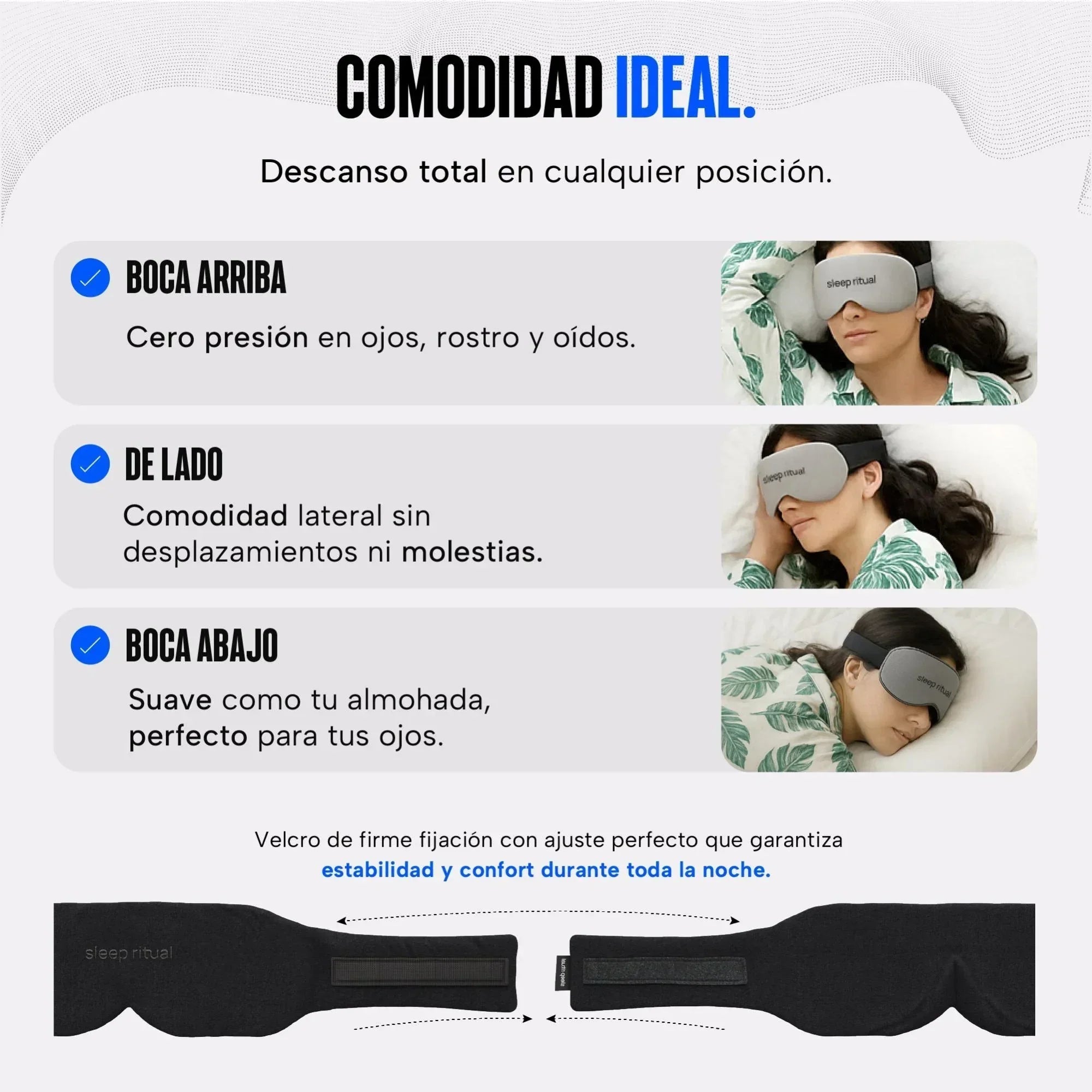 Antifaz para dormir Soft Blackout