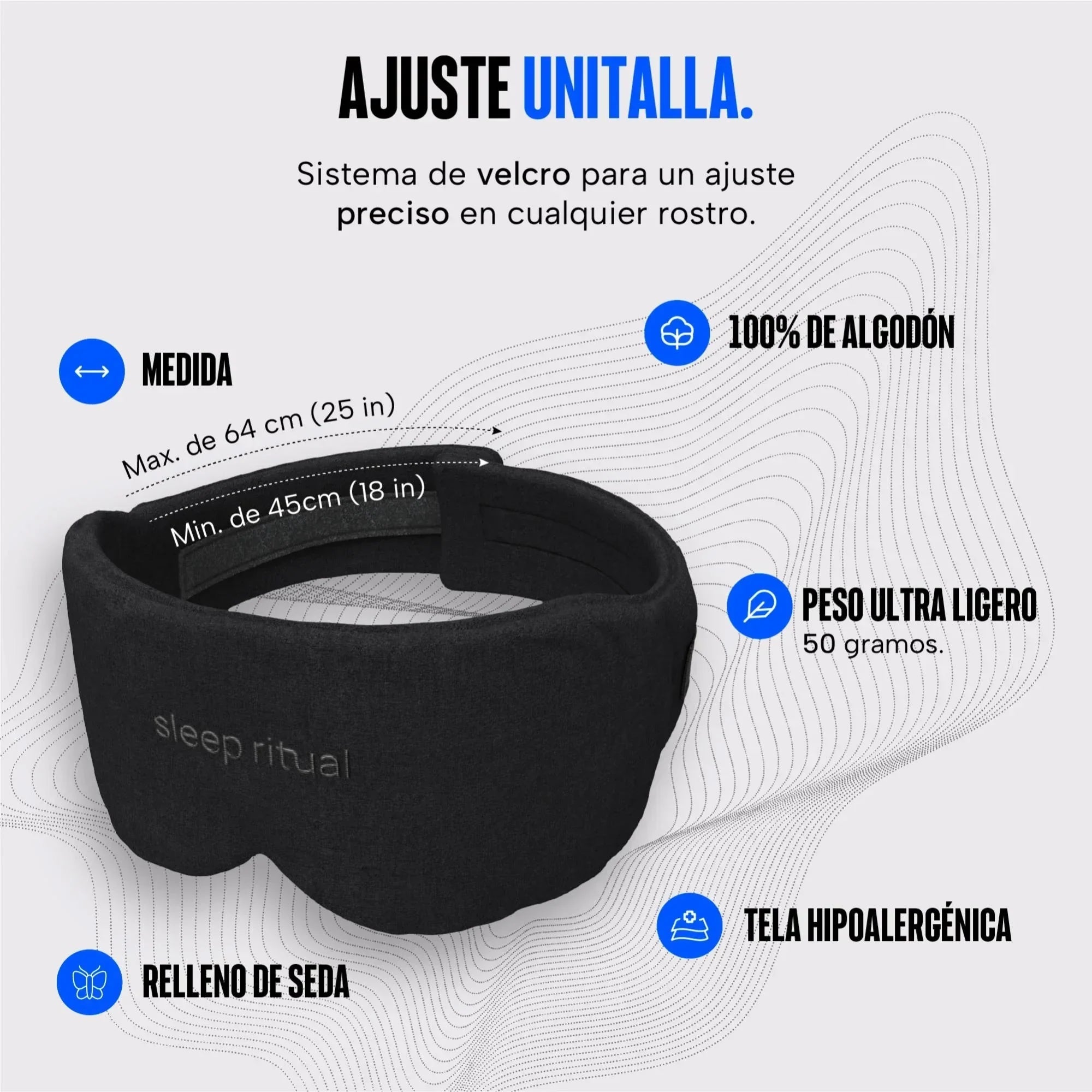 Antifaz para dormir Soft Blackout