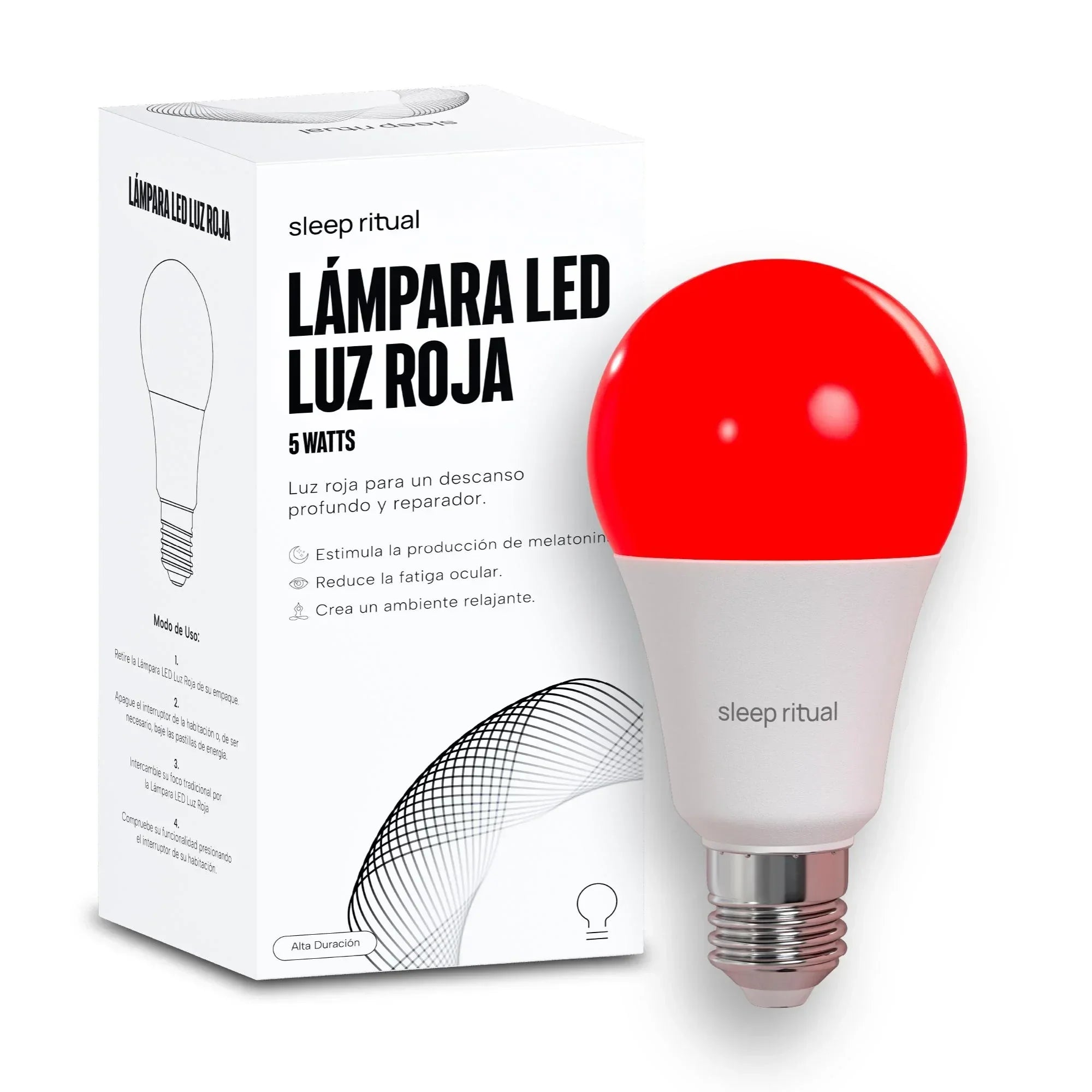 Foco LED luz roja
