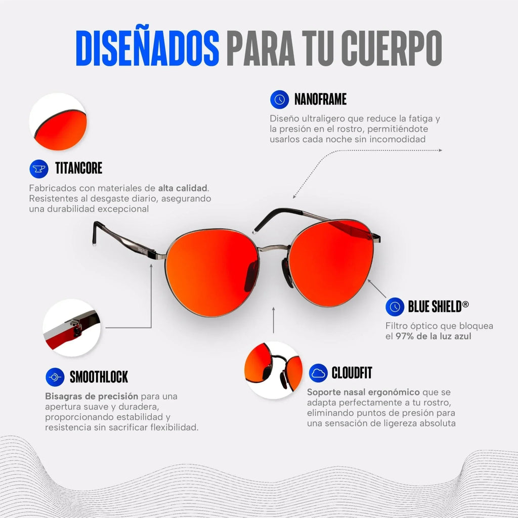 Lentes para luz azul Blue Shield Kepler