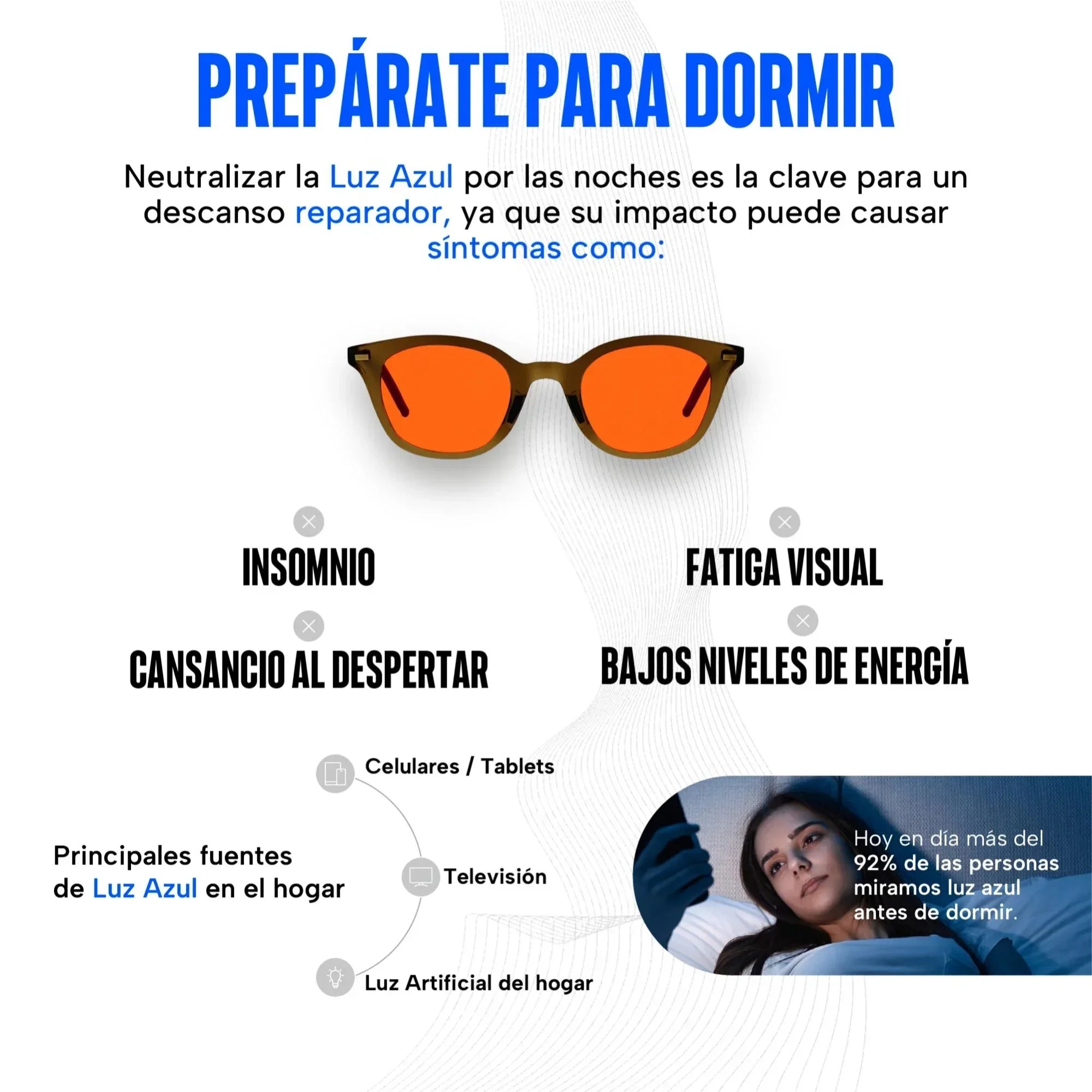 Lentes para luz azul Blue Shield Lockred