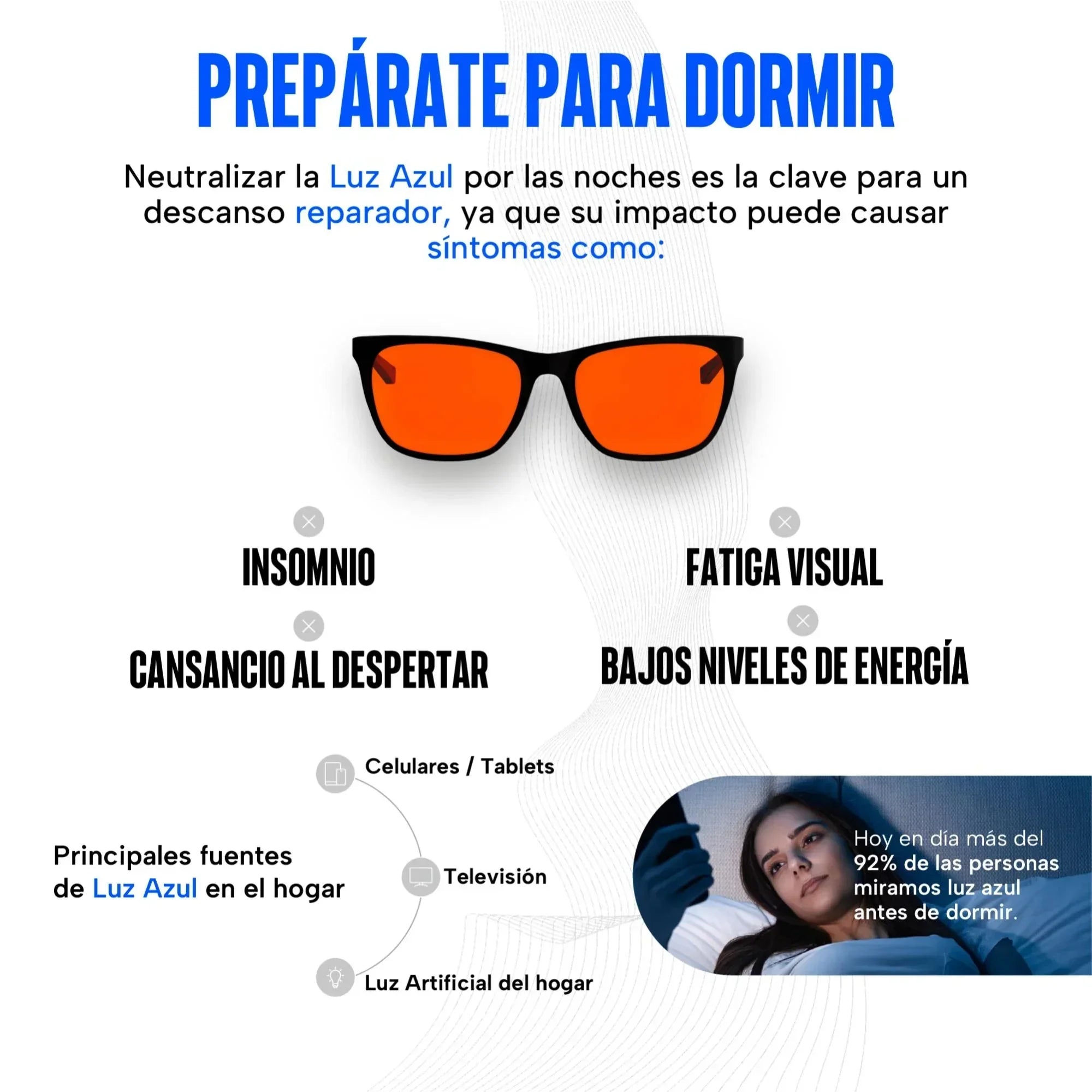 Lentes para luz azul Blue Shield Spectre