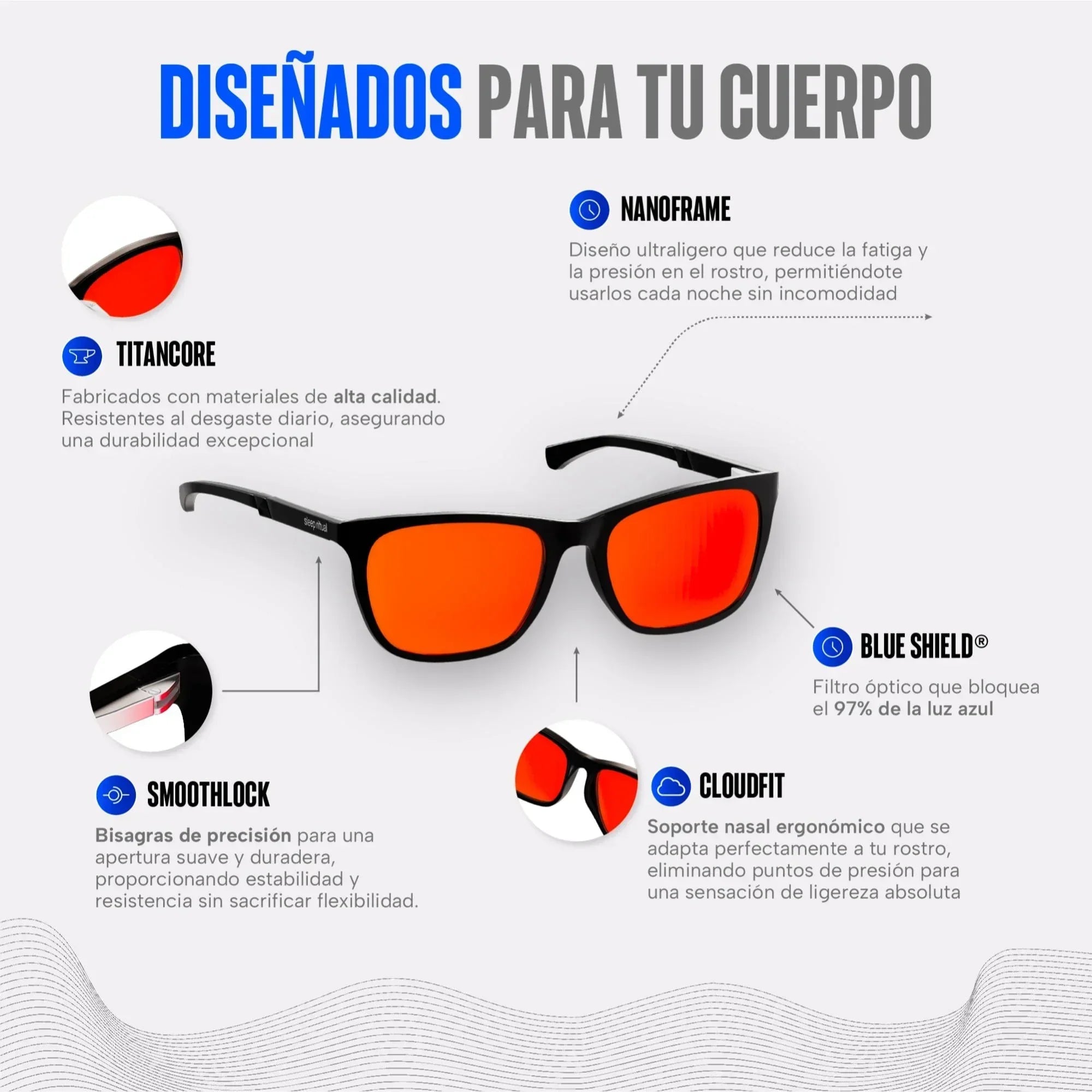 Lentes para luz azul Blue Shield Spectre