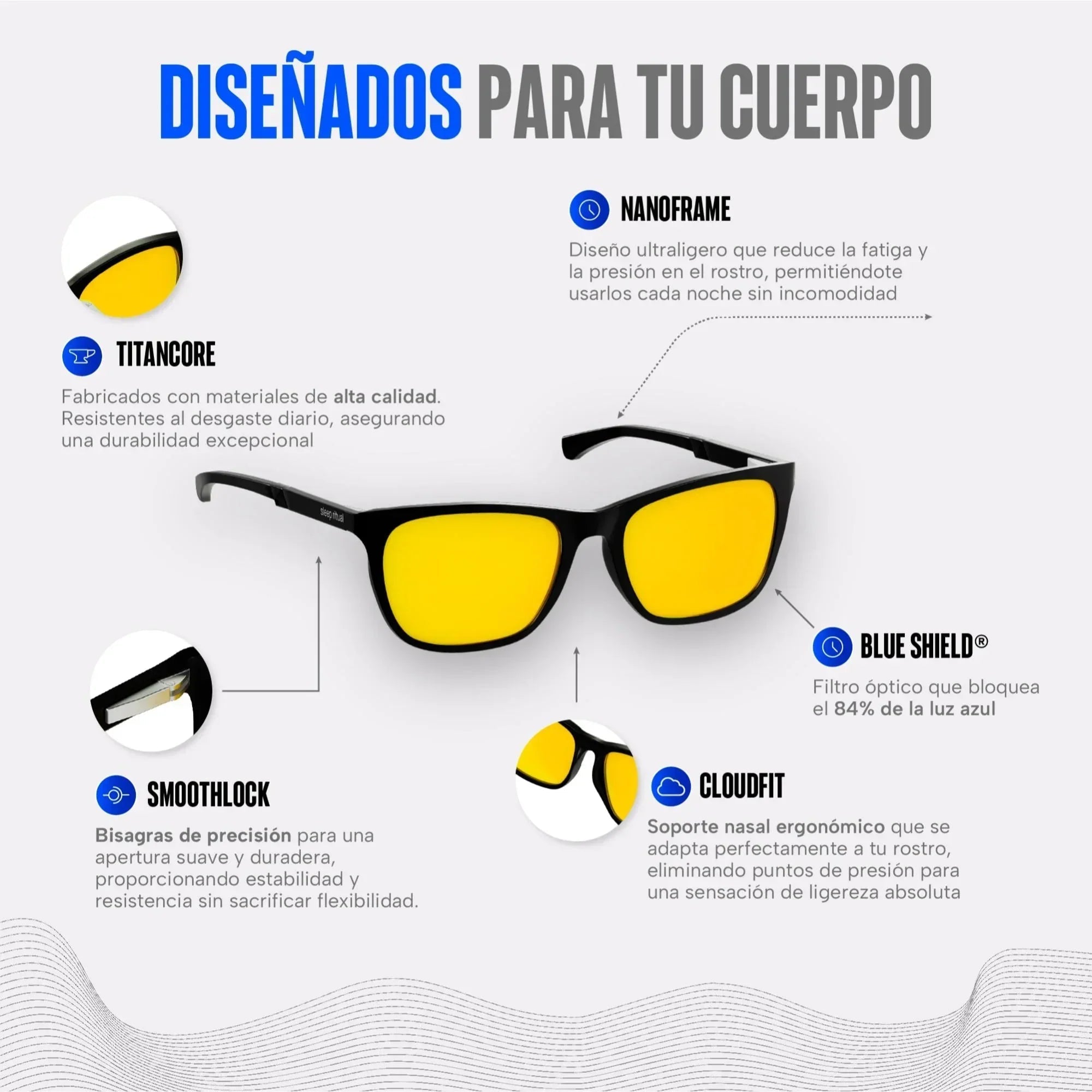 Lentes para luz azul Blue Shield de día Strix