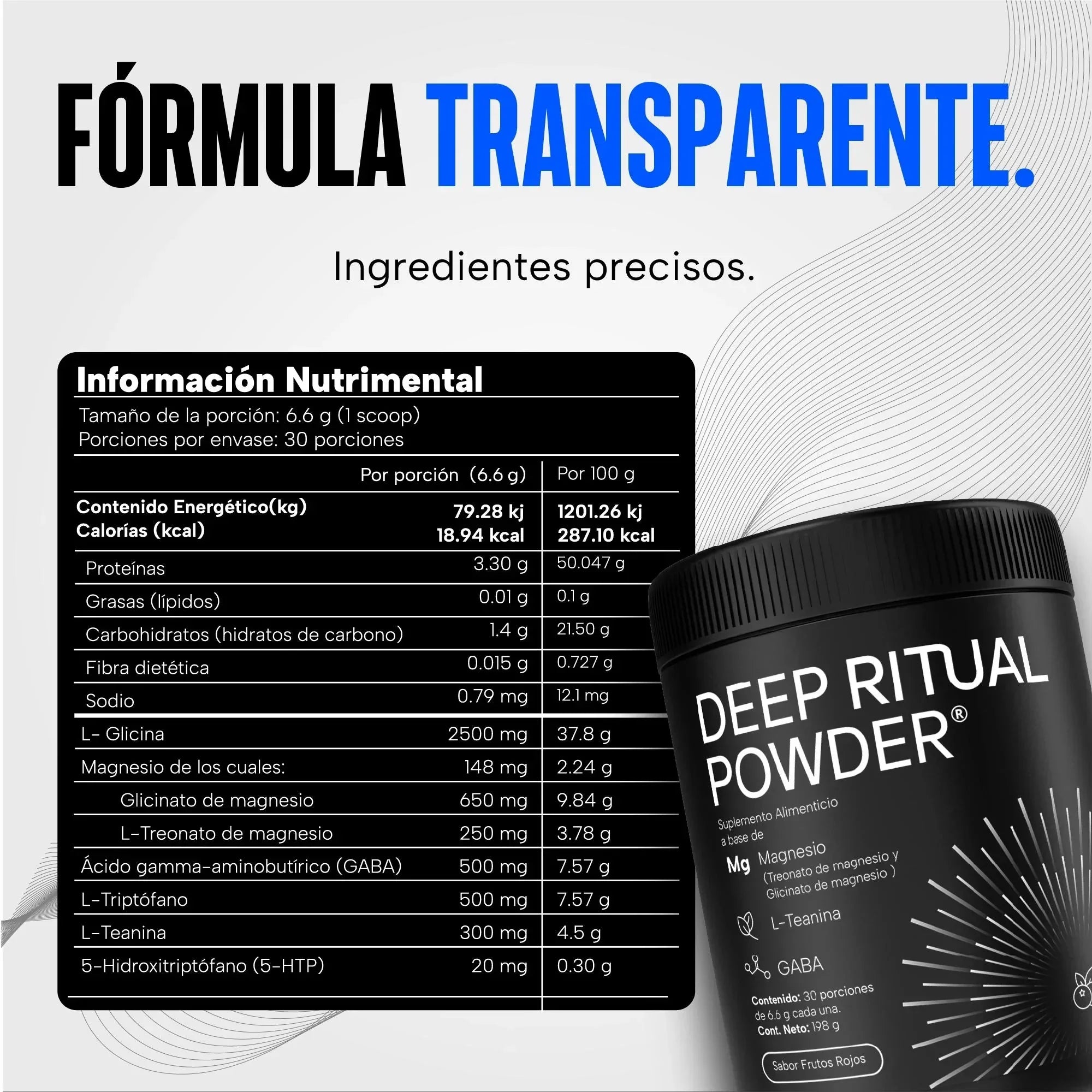 Suplemento Deep Ritual Powder