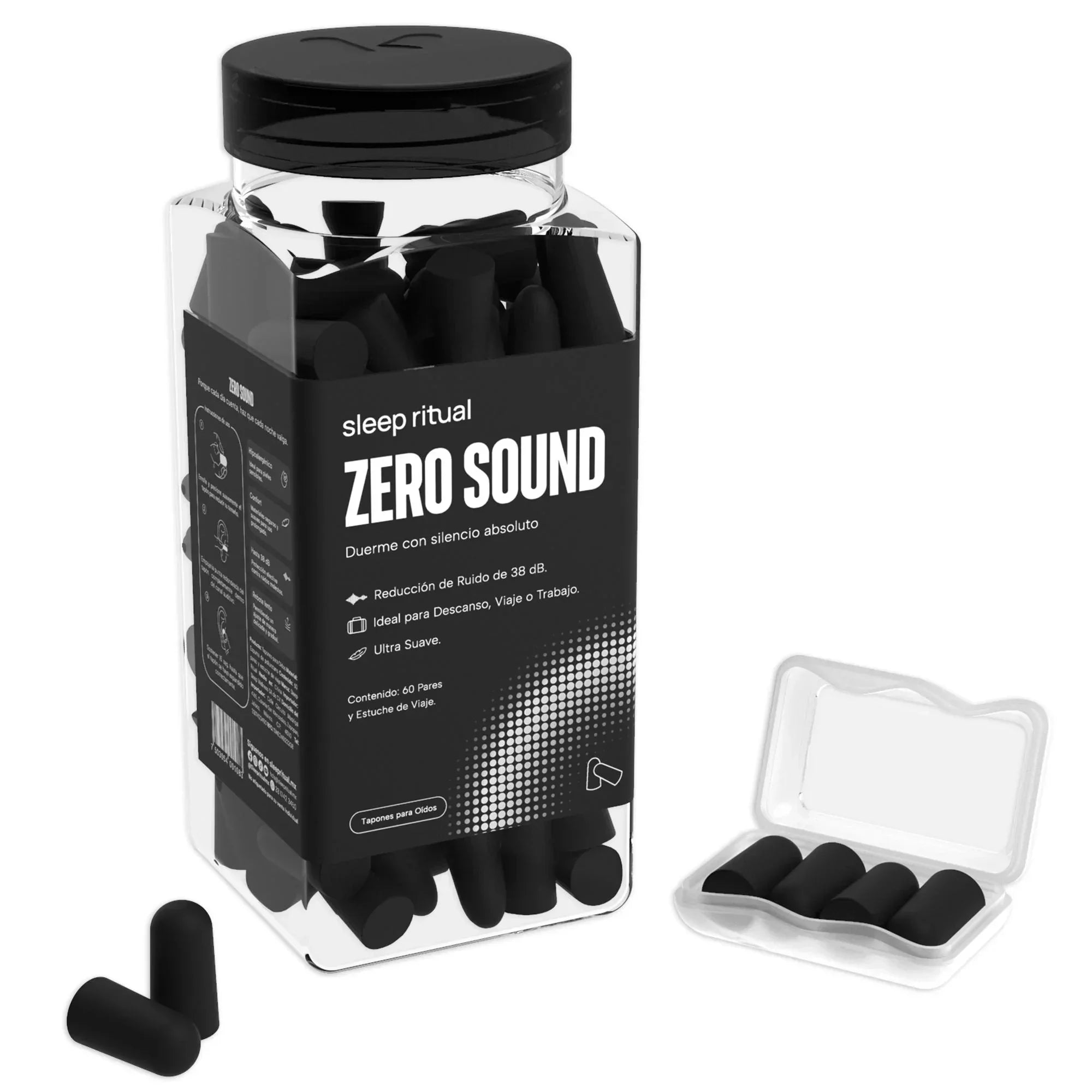 Tapones para oídos para dormir 60 pcs