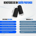Tapones para oídos para dormir 60 pcs