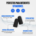 Tapones para oídos para dormir 60 pcs